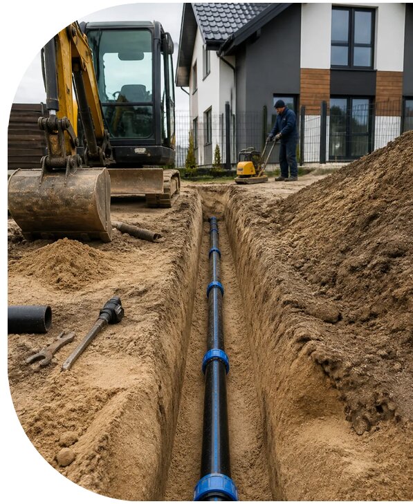 Монтаж наружного водопровода в Воскресенске от 1551 р. | АПаруса-Вск
