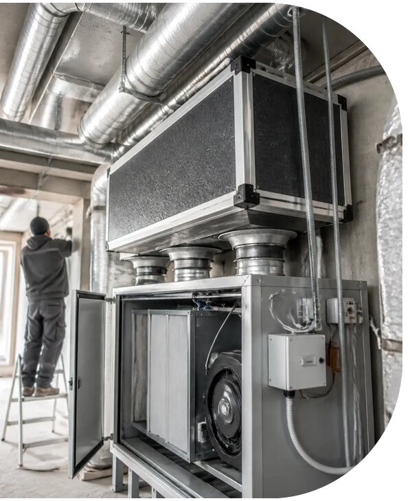 Монтаж приточной вентиляции для дома и бизнеса в Воскресенске